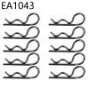 10Pcs Body Clip Retainer Shell Fixed Buckle Lock EA1043 for JLB Racing Cheetah 11101 21101 J3 Speed 1/10 RC Car Upgrade Parts view 2
