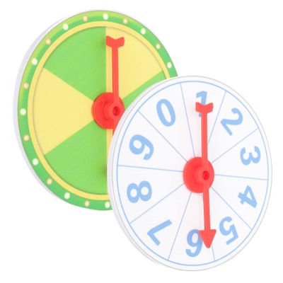 Alipis 2pcs Raffle Wheel Prize Wheel for Parties Events Easy to Use Game for Boys and Girls Adults Fun for Game and Classroom Activities