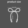 12pcs Pearl Bow Cake Decorations, Elegant Toppers for Cakes Cupcakes Bouquets Wrapping White Bowknot Birthday Topper Suitable for Wedding Baby Shower Party Decor view 2
