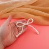 12pcs Pearl Bow Cake Decorations, Elegant Toppers for Cakes Cupcakes Bouquets Wrapping White Bowknot Birthday Topper Suitable for Wedding Baby Shower Party Decor view 3