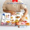 biidi English Words Talking Book for Kids Interactive Activity for Toddler Age 3-5,600+ Sound,Electronic English Learning Travel Toy Birthday Gifts for Boys and Girls,Autism Sensory Toy Sound Book view 2