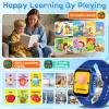 Smart Game Watch for Kids with 32 Games, Telescopic Camera, Pedometer, Alarm, Video, Music, Auidobook, Learn Card, Parental Control, Kids Wrist Watch for Ages 4-12 Girls Boys Chrismars Birthday Gifts view 4