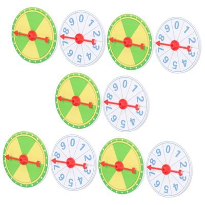 Alipis 10pcs Prize Wheel Game Roulette Raffle Wheel for Parties Fun Lottery Design for Engaging Home Events and Activities