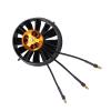Ducted Fan, 64mm 12 Blades Ducted Fan and 2100KV Motor with Control Board and Switch, Electric Ducted Fan Brushless Motor ESC Kit for Computer Cooling, Plastic and Aluminum view 2