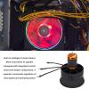 Ducted Fan, 64mm 12 Blades Ducted Fan and 2100KV Motor with Control Board and Switch, Electric Ducted Fan Brushless Motor ESC Kit for Computer Cooling, Plastic and Aluminum view 3