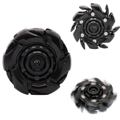 7JI Conceal Fidget Spinner Blocks,Metal Open Armor Spinning Roller Toy,Fidgets Toys Stress Relief for Adults,Black Magnetic EDC for ADHD/ADD/Autism