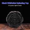 7JI Conceal Fidget Spinner Blocks,Metal Open Armor Spinning Roller Toy,Fidgets Toys Stress Relief for Adults,Black Magnetic EDC for ADHD/ADD/Autism view 4