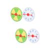 Alipis 4pcs Prize Wheel for Parties Rotating Wheel of Game and Portable Raffle Fun Props for Weddings Birthdays and Family Gatherings view 1