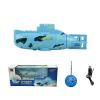 Tsiodot Mini RC Submarine Waterproof Remote Control Boat Underwater Diving Fish Tank Toy for Kids Birthday GiftBlue view 1