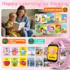 Smart Game Watch for Kids with 32 Games, Telescopic Camera, Pedometer, Alarm, Video, Music, Auidobook, Learn Card, Parental Control, Kids Wrist Watch for Ages 4-12 Girls Boys Chrismars Birthday Gifts view 4