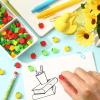 JUNEBRUSHS 150pcs Apples Erasers for Kids Bulk, Welcome Back to School Gifts Mini Apples Erasers for First Day of School Teachers Supplies Students Classroom Prizes Homework Rewards view 3