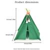 1:12 Scale Dollhouse Camping Tent with Carpet Dollhouse Accessories view 3