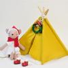 1:12 Scale Dollhouse Camping Tent with Carpet Dollhouse Accessories view 4