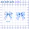 100pcs Blue Bow Stickers, PVC Waterproof Coquette Stickers, Various Cute Designs Bow Knot Aesthetic Decals for Water Bottle, Laptop, Phone, Diary, Scrapbooking Country, Art Gifts view 2