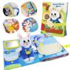 CuteZone Busy Book for Toddlers 1-3 - Montessori Busy Book for 1+ Year Old, Toddler Busy Board with 12 Activities, Easter Gifts for Toddlers 1-3, Easter Basket Stuffers for Toddler Boys and Girls view 1