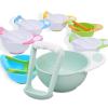 EINCORN Baby Food Masher Bowl with Bowl Handle and Food Masher Toddler Grinding Bowl Potato Masher Bowl Set Mill Bowl view 4