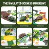 Gaitel Dinosaur Race Track Toys for Kids - Birthday Gifts for Boys Ages 3 4 5 6 7, 280+ PCS Flexible Car Track Set with 2 Vehicles, Build Your Own Dino Adventure view 3