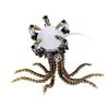 Hanll 1060PCS Mechanical Octopus Lamp Model  DIY Steampunk Metal Puzzle Kit with Movable Tentacles, Desk Light Base & Iron Box, Gift for Adults & Teens view 2