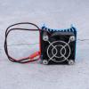 Alomejor RC Car Engine Cooling Cooler with Fan Cooling for 1/10 540/3650/3660/3670 Engine, Black Aluminum Alloy Heatfen for Large Heat Dissipation (Blue) view 1