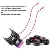 RC Motor Heatsink Fan, Metal Cooling System with Double High Speed Fans Compatible with 380, 540, 550, 3650, 3660, 3674 Motor (Black Colorful) view 4