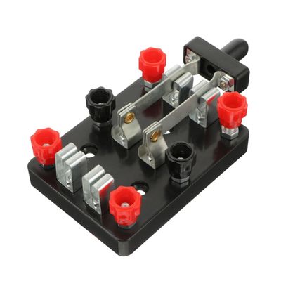 ABOOFAN Double Throw Switch Physics Laboratory Equipment Double-Pole Switch Experimenting Tools for Electrical Circuit Learning Compact Design for Teaching Instrument
