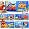Meafeng Ocean Busy Book for Toddlers 1-3 - Montessori Learning Toy with Sea Animals & Life Skills, Travel Quiet Book for 1 2 3 Year Old Boys Girls, Educational Toddler Toy for Car & Airplane Travel view 1