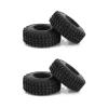 1/24 RC Crawler Wheels Tire 4Pcs Micro Crawler Tires Mud Terrain Tires for Axial SCX24 1/24 RC Parts view 1