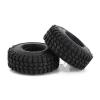1/24 RC Crawler Wheels Tire 4Pcs Micro Crawler Tires Mud Terrain Tires for Axial SCX24 1/24 RC Parts view 2