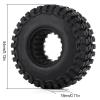 1/24 RC Crawler Wheels Tire 4Pcs Micro Crawler Tires Mud Terrain Tires for Axial SCX24 1/24 RC Parts view 3