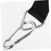 ifundom Heavy-Duty Hammock Strap Hooks 50cm Black Hanging Rope for Swing Set Gym Equipment and Tree Swings Sturdy Connection for Hammock Chair and Sandbags view 3