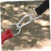 ifundom Heavy-Duty Hammock Strap Hooks 50cm Black Hanging Rope for Swing Set Gym Equipment and Tree Swings Sturdy Connection for Hammock Chair and Sandbags view 4