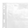 10 Pack 30 Pockets 9 Hole Currency Pages Protector, Transparent Cash Collecting Album Refill Page Binder Sheets, 3 Grids Money Page, PP Material view 3