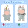 1 pc Standing Protective Case for 17cm Doll- Portable Acrylic Display Cover for Standing Doll- Clear Box Accessories for Hanging Bag view 3