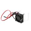 4 Rc Cooling Fan Cooling Flange, Automatic Temperature Control 1/10 Rc Car Fan, Metal Alloy Material, Red, Ideal for Hobbyists (Silver) view 3