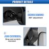 UHANBUT Car Mirror for Baby, 360 Adjustable Wide Angle Car Rear View Convex Mirror, Universal Baby Facing Rear HD Safety Back Seat Mirrors Clip on Sun Visor (1PC) view 3