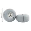12in X 6in 22mm PU Balloon Beach Sand Tire,Silver Grey 2PCS Inflation Valve Beach Balloon Wheel,121lBS Load Capacity Beach Cart Tires for Beaches,Gravel Fields,Mud Fields view 2