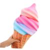 ABOOFAN Multifunctional Ice Pillow Decorative Ice Cream Pillow Fluffy Throw Couch Bed Stuffed Toy view 4