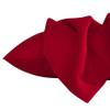 Travel Pillow Case 14''x20'' Size Set of 2 Zipper Closure Toddler Pillowcase 800 TC Soft Egyptian Cotton Nursery Pillow Covers, Red Solid Pillowcase view 2