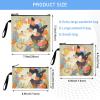 Distinctive Cute Flowers Vintage 3 Pcs Reusable Sandwich Bags Waterproof Food-Safe Storage Zipper Bag for Kids Students Adults Food view 3