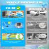 Dolphin Water Table Pump with Magnetic Base No Drill 3H Runtime Continuous Flow Rechargeable for Step 2 for Kids Outdoor Water Play Toys Stable Water Fun Accessories Blue view 3
