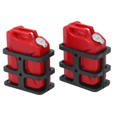 Alomejor Unique RC Car Car Fuel Compact Upgrade for 1/10 RC Crawler Exquisite Decoration for SCX10 Fans (Red)