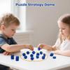Bameca Magnetic Chess Game with Full-Size Stones, Magnet Game with String, for Family & Party & Travel & Camping, Puzzle Strategy Games, 2 Player Games for Kids & Adults view 2