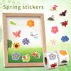 1000pcs/2 Rolls Spring Stickers, Flower Butterfly Stickers Self-Adhesive Season Decorative Floral Labels for Envelopes Cards Water Bottles Scrapbooks DIY Crafts Party School Rewards view 3