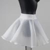 1/6 Scale Female Clothes, Stretchy Skirt for 12'' Action Figure, Doll Costume 1/6 Female Soldier Action Figure 12 inch Clothing Accessories Stretchy Kilt Skirt Model (Translucent White) view 1