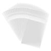 100 Pcs Graded Card Sleeves, 3.6" x 5" Sealable Card Protector Sleeves, Soft Prevents Scratches Trading Card Sleeve, Exact Fit Sports Cards Sleeves for Baseball, Football, Gaming view 1