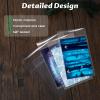 100 Pcs Graded Card Sleeves, 3.6" x 5" Sealable Card Protector Sleeves, Soft Prevents Scratches Trading Card Sleeve, Exact Fit Sports Cards Sleeves for Baseball, Football, Gaming view 3