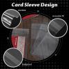 100 Pcs Graded Card Sleeves, 3.6" x 5" Sealable Card Protector Sleeves, Soft Prevents Scratches Trading Card Sleeve, Exact Fit Sports Cards Sleeves for Baseball, Football, Gaming view 4