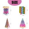 Christmas Stocking Stuffer 4 Packs Impossible Cone,Impossible Cones passthrough Impossible Pyramid for Relaxing,Spiral Fidget Toy passthrough Impossible Cone,Birthday for Adults & Kids view 4