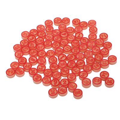 Number Board Game Pieces Plastic Solid Interactive Numbers 190 Pieces for Party Entertainment