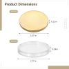 10 Pcs Golden Blank, 40Mm Metal Challenge with Threaded Edges, Customizable for Engraving, Includes Plastic Storage Box view 2
